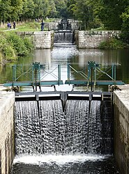 Locks on the Nantes–Brest canal.