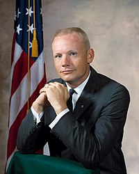 Portrait de Neil Armstrong.