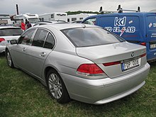 BMW E65 pre-LCI 740d silver