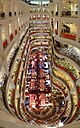 ☎∈ Main atrium of Berjaya Times Square shopping mall.