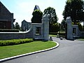 Cemetery entrance from outside