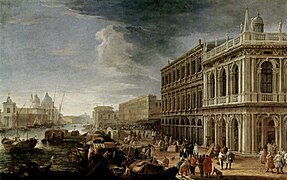 Luca Carlevarijs, Paisaje de Venecia