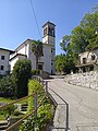 La chiesa di Monteprato vista da via San Giorgio