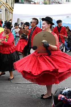 Pollera de cholita paceña