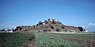 Vue de profil de la colline de Cholula.