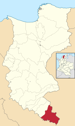 Location of El Banco
