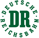 30 August 1924 to 31 December 1993, operating as Deutsche Reichsbahn. This mark was used in tandem with the previous logo until April 1945.