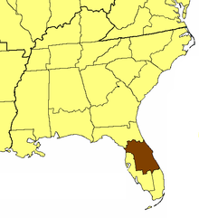 Location of the Diocese of Central Florida