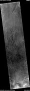 Wide view of lines of pits, as seen by HiRISE under HiWish program