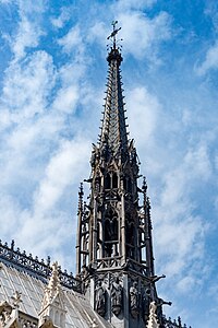 Detail of the spire