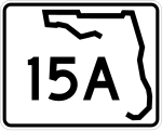 Straßenschild der Florida State Road 15A