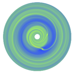 Hydrodynamic formation scenario of HD45364