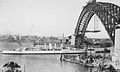 Image 43HMAS Canberra entering Sydney Harbour in 1930 (from History of the Royal Australian Navy)