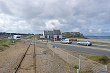 Passage à niveau de l'isthme de Pentièvre.