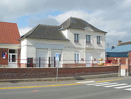 The town hall of Hauteville