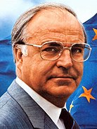 Portrait of Helmut Kohl in 1996