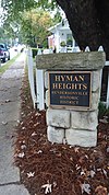 Hyman Heights-Mount Royal Historic District