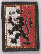 Insigne d'épaule droite de la 8e division d'infanterie.