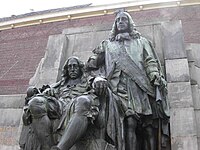 Estatua de Johan e seu irmão Cornelis de Witt em Dordrecht.