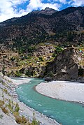 Sutlej River in Kinnaur Valley