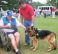 Jerome Lee and Lex meet with World War II veterans