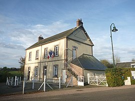 The town hall in La Ferrière-au-Doyen