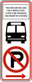 R7-107a No parking, bus stop