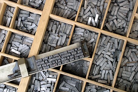 Movable type, by Willi Heidelbach