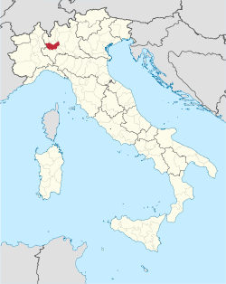 Location of the Metropolitan City of Milan