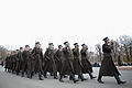 The battalion during a parade in Riga in 2011.