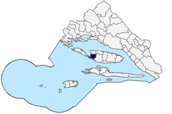 Milna municipality within Split-Dalmatia County