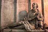 Jean-Frédéric Van der Rit (1856): Tomb of Augustus dal Pozzo at the Church of Our Blessed Lady of the Sablon, Brussels.