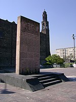 Plaza de las Tres Culturas, en la Ciudad de México