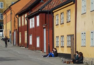 Nytorget 1 (längst bort), 3, 5A, 5C och 7A.