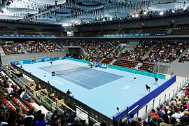 8e de finale entre Benoît Paire et Maxime Teixeira en 2015.