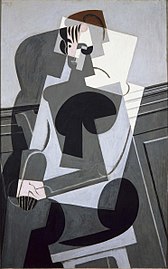 Juan Gris, October 1916, Portrait of Josette, oil on canvas, 116 x 73 cm