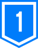 Route 1 shield}}