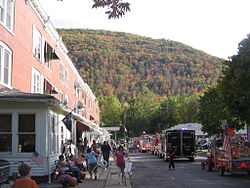 14th Street in Renovo, looking south during the Flaming Foliage Festival Parade