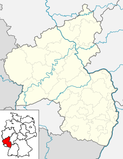 Ludwigshafen am Rhein ubicada en Renania-Palatinado