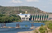 Central hydroelectricity dam over the Lempa River