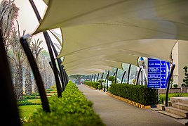 Newly Installed Walk Way Shades at UMT