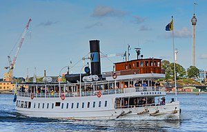 S/S Norrskär utanför Gröna Lund i Stockholm