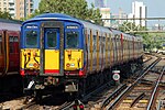 A South West Trains Class 455/7 at Clapham Junction in 2011