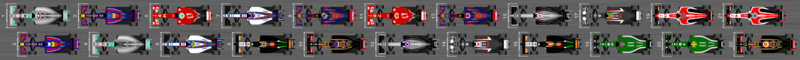 Schéma de la grille de départ du Grand Prix de Chine 2014