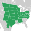 Symphyotrichum oblongifolium distribution map: Mexico — Coahuila; US — Alabama, Arkansas, Colorado, Illinois, Indiana, Iowa, Kansas, Kentucky, Maryland, Minnesota, Mississippi, Missouri, Montana, Nebraska, New Mexico, North Carolina, North Dakota, Ohio, Oklahoma, Pennsylvania, South Dakota, Tennessee, Texas, Virginia, West Virginia, Wisconsin, and Wyoming