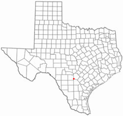 Location of Lytle in Texas