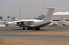 Ilyushin Il-76 de Tarco Aviation (ST-AWR) en el Aeropuerto Internacional de Jartum (2012)