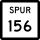 State Highway Spur 156 marker