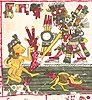The Aztec god Tlahuizcalpantecuhtli