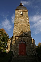 The church in Trans-la-Forêt